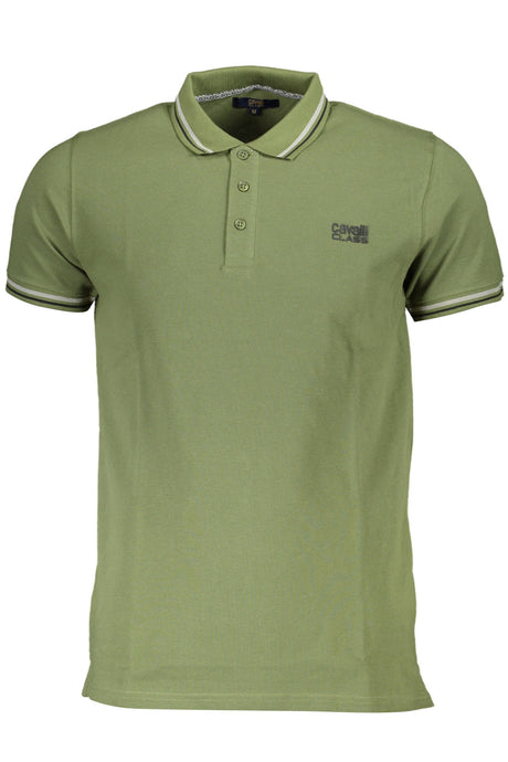 CAVALLI CLASS POLO SHORT SLEEVES MEN GREEN