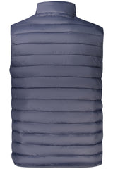 CAVALLI CLASS MEN'S BLUE SLEEVELESS JACKET