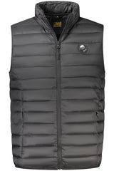 CAVALLI CLASS MEN'S BLACK SLEEVELESS JACKET