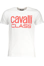 CAVALLI CLASS MEN'S SHORT SLEEVED T-SHIRT WHITE
