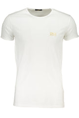 CAVALLI CLASS MEN'S SHORT SLEEVED T-SHIRT WHITE
