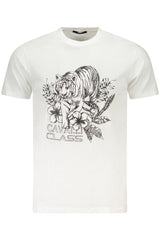 CAVALLI CLASS SHORT SLEEVE T-SHIRT MEN WHITE