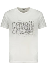 CAVALLI CLASS SHORT SLEEVE T-SHIRT MEN WHITE