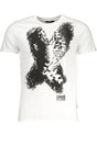 CAVALLI CLASS MEN'S SHORT SLEEVED T-SHIRT WHITE