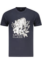 CAVALLI CLASS SHORT SLEEVE T-SHIRT MEN BLUE