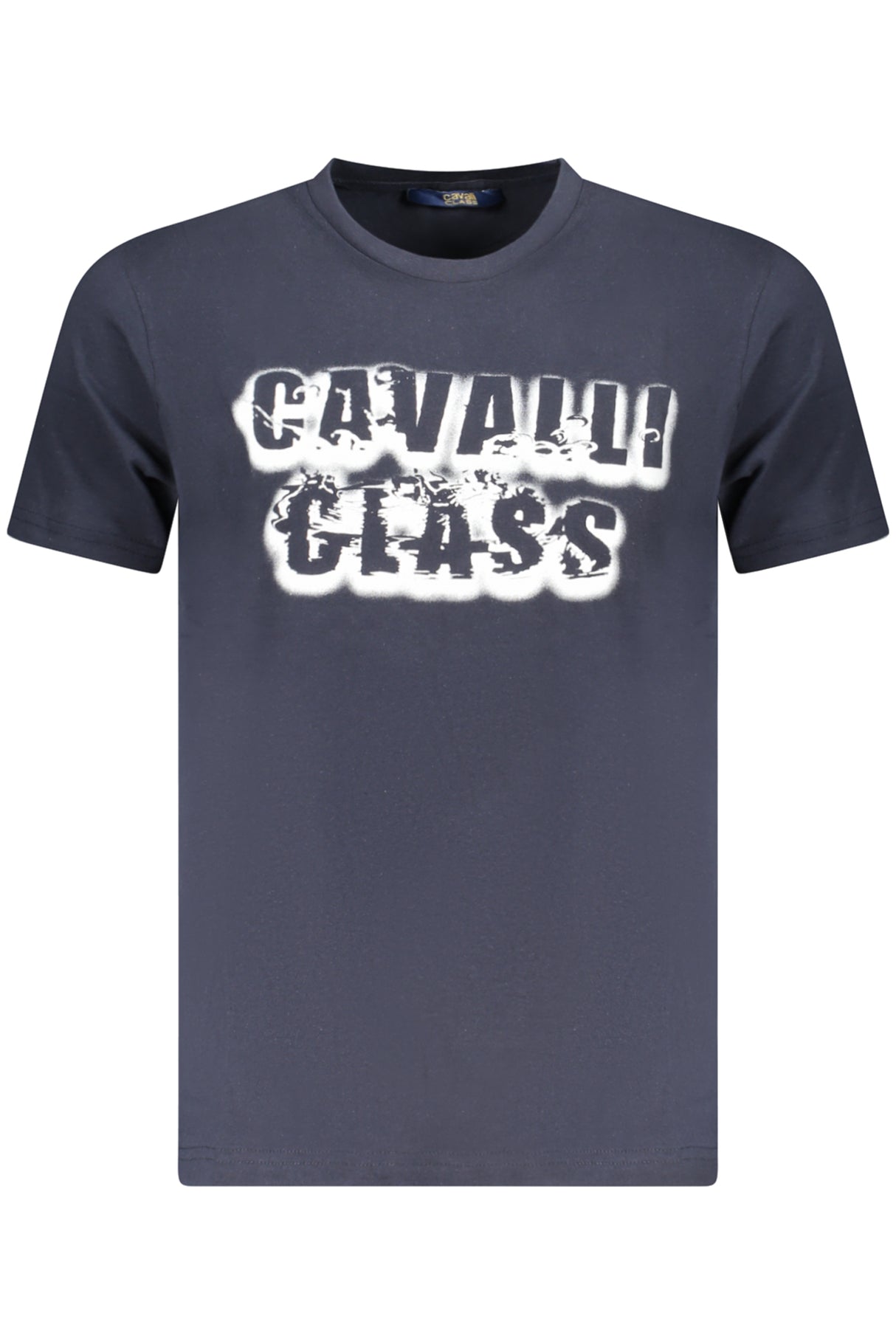 CAVALLI CLASS SHORT SLEEVE T-SHIRT MEN BLUE