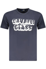 CAVALLI CLASS SHORT SLEEVE T-SHIRT MEN BLUE
