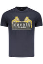 CAVALLI CLASS SHORT SLEEVE T-SHIRT MEN BLUE