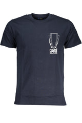 CAVALLI CLASS MEN'S SHORT SLEEVED T-SHIRT BLUE