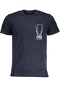 CAVALLI CLASS MEN'S SHORT SLEEVED T-SHIRT BLUE