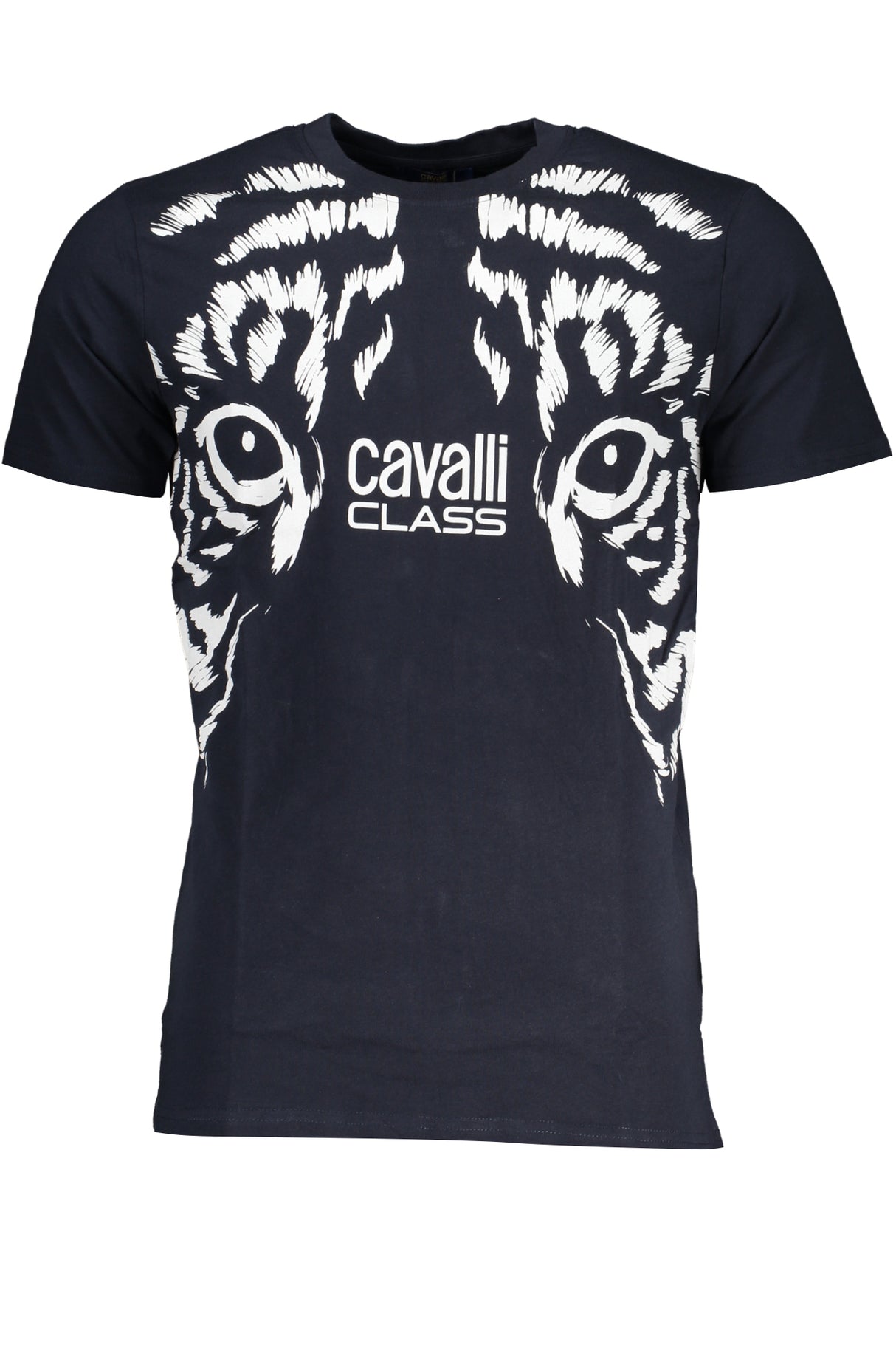 CAVALLI CLASS MEN'S SHORT SLEEVED T-SHIRT BLUE
