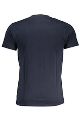 CAVALLI CLASS MEN'S SHORT SLEEVED T-SHIRT BLUE