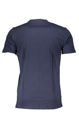 CAVALLI CLASS MEN'S SHORT SLEEVED T-SHIRT BLUE