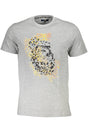 CAVALLI CLASS SHORT SLEEVE T-SHIRT MEN GREY