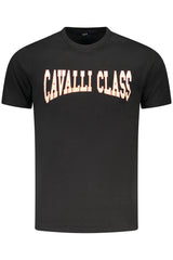 CAVALLI CLASS SHORT SLEEVE T-SHIRT MEN BLACK