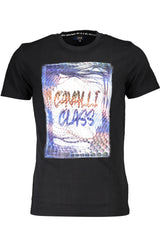 CAVALLI CLASS SHORT SLEEVE T-SHIRT MEN BLACK
