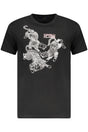 CAVALLI CLASS SHORT SLEEVE T-SHIRT MEN BLACK