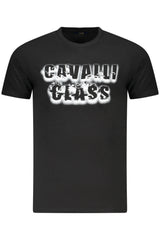 CAVALLI CLASS SHORT SLEEVE T-SHIRT MEN BLACK