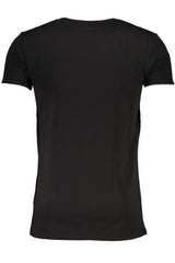 CAVALLI CLASS MEN'S SHORT SLEEVE T-SHIRT BLACK