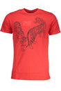 CAVALLI CLASS MEN'S SHORT SLEEVE T-SHIRT RED