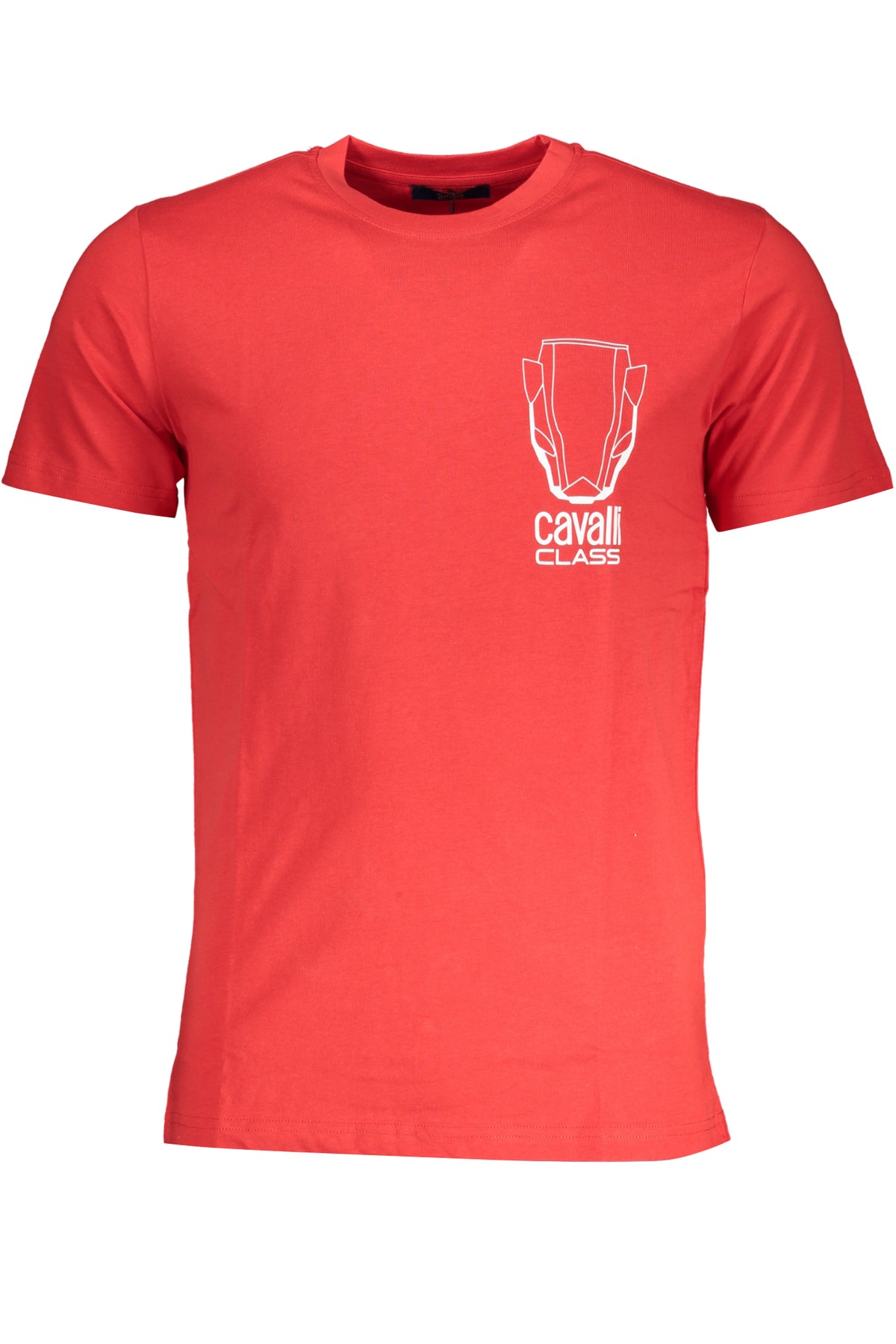 CAVALLI CLASS MEN'S SHORT SLEEVE T-SHIRT RED