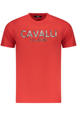 CAVALLI CLASS SHORT SLEEVE T-SHIRT MEN RED