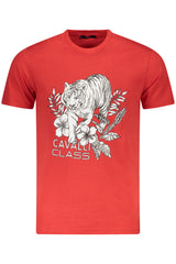 CAVALLI CLASS SHORT SLEEVE T-SHIRT MEN RED