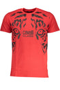 CAVALLI CLASS MEN'S SHORT SLEEVE T-SHIRT RED