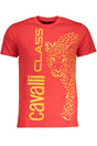 CAVALLI CLASS MEN'S SHORT SLEEVE T-SHIRT RED