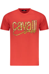 CAVALLI CLASS SHORT SLEEVE T-SHIRT MEN RED