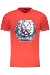 CAVALLI CLASS SHORT SLEEVE T-SHIRT MEN RED