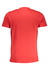 CAVALLI CLASS MEN'S SHORT SLEEVE T-SHIRT RED