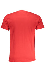 CAVALLI CLASS MEN'S SHORT SLEEVE T-SHIRT RED