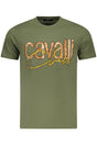 CAVALLI CLASS SHORT SLEEVE T-SHIRT MEN GREEN