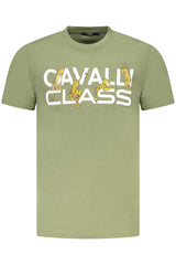 CAVALLI CLASS SHORT SLEEVE T-SHIRT MEN GREEN