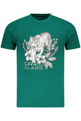 CAVALLI CLASS SHORT SLEEVE T-SHIRT MEN GREEN