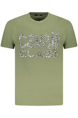CAVALLI CLASS SHORT SLEEVE T-SHIRT MEN GREEN