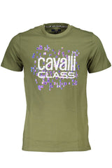 CAVALLI CLASS SHORT SLEEVE T-SHIRT MEN GREEN