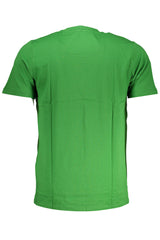 CAVALLI CLASS GREEN MEN'S SHORT SLEEVED T-SHIRT