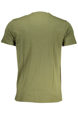 CAVALLI CLASS GREEN MEN'S SHORT SLEEVED T-SHIRT