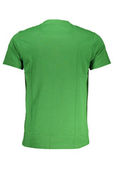 CAVALLI CLASS GREEN MEN'S SHORT SLEEVED T-SHIRT
