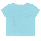 Women's Tropical Simple Wave Crop T-shirt