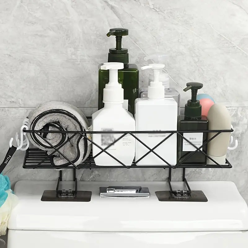 Bathroom Toilet Shelf Organizer Rack - Wall Hanging Unit