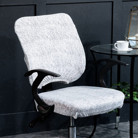 Simple Stretchable Office Chair Cover Set