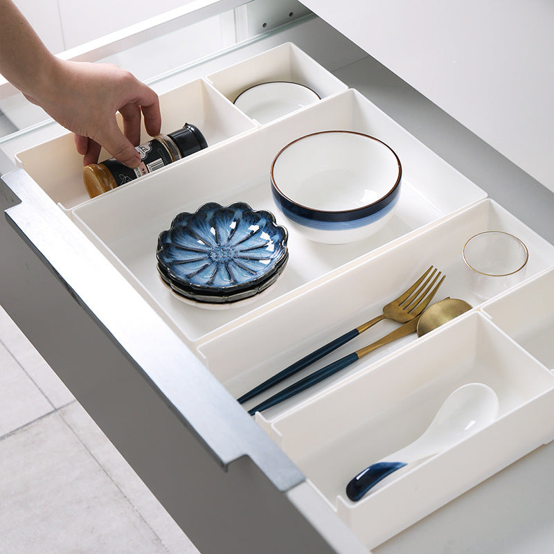 Japanese Modular Drawer Organizer for Kitchen Utensils