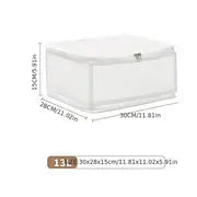Transparent Foldable Plastic Storage Box for Toys & Jewelry
