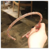 Sparkling Rhinestone Thin Headband Hair Accessory