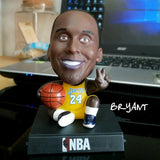 Car Dashboard Bobblehead Figurine - Soccer Star Decor
