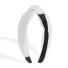 VOCOSTE Knotted Headband for Women Top Knot Head Bands for Womens Hair Non-Slip Womens Headbands Wide Hair Band Fashion Hair Accessories for Women White