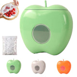 Multifunctional Wall Mounted Kitchen Organizer Plastic Food Storage Bag Organizer 100 Pack Fresh Keeping Film and plastic wrap storage box dispenser(Green)
